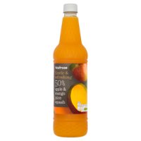 Waitrose 50% apple & mango juice squash image