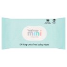 Mini Baby Wipes Fragrance Free (64s)