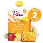 Plum organic lemon chicken & sweetcorn meal - stage 2 - 130g Brand Price Match - Checked Tesco.com 16/04/2014 Plum organic lemon chicken & sweetcorn meal - stage 2 - 130g Brand Price Match - Checked Tesco.com 16/04/2014