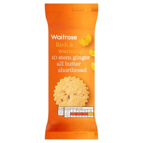 Waitrose Scottish stem ginger shortbread