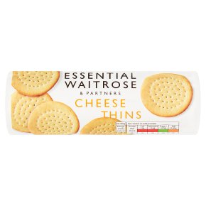 essential Waitrose cheese thins