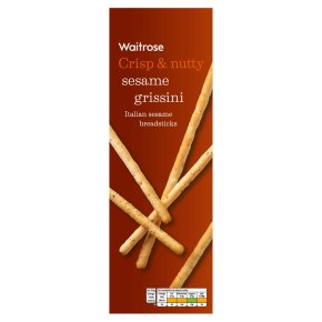 Waitrose grissini breadsticks sesame seed