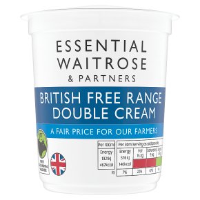 essential Waitrose Double Cream