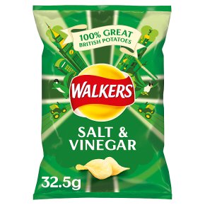 Walkers salt & vinegar single crisps