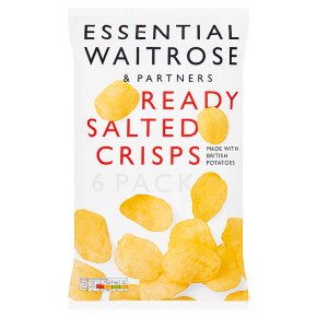 essential Waitrose ready salted crisps