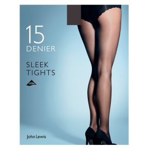 John lewis Sleek Natural Black Tights - Medium