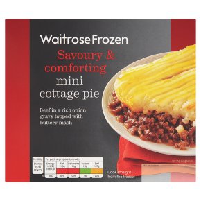 Waitrose Frozen mini cottage pie