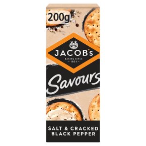 Jacob's Savours Salt & Cracked Black Pepper Bakes