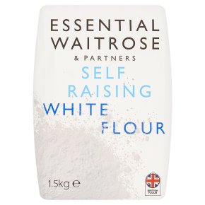 essential Waitrose self-raising white wheat flour