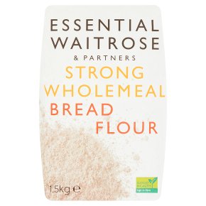 essential Waitrose strong wholemeal bread wheat flour