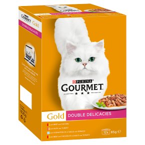 GOURMET Gold Adult Cat Double Delicacies Wet Food Can
