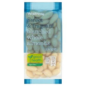 Waitrose blanched whole almonds
