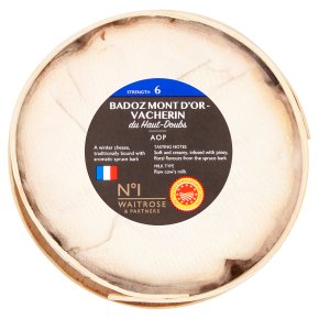 Waitrose Badoz Vacherin Du Haut cheese, strength 6