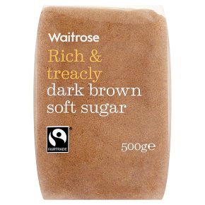 Waitrose dark brown soft sugar