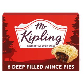 Mr Kipling 6 deep filled mince pies