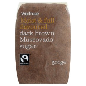 Waitrose dark brown muscovado sugar