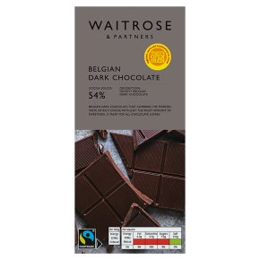 Waitrose Belgian Dark Chocolate 54%