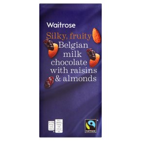 Waitrose Belgian fruit & nut milk chocolate