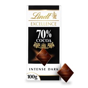 Lindt Excellence dark chocolate 70% cocoa