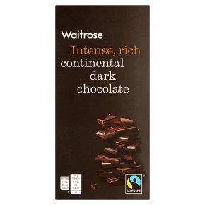 Waitrose continental plain chocolate
