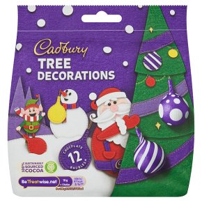 Cadbury Chocolate Parcel Tree Decorations