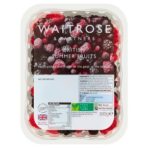 Waitrose British frozen summer fruits
