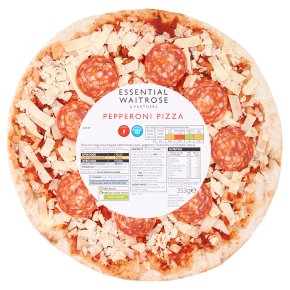 essential Waitrose Thin & Crispy Pepperoni Pizza