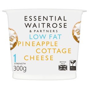 essential Waitrose low fat pineapple cottage cheese