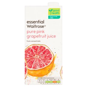 essential Waitrose pure pink grapefruit juice