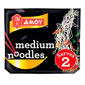 Amoy straight to wok medium noodles