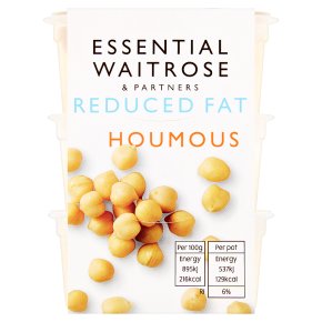 essential Waitrose reduced fat houmous snack pots
