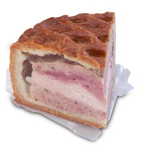 Pork, Chicken and Ham Pie