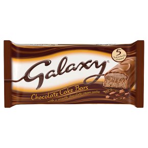Galaxy chocolate cake bars
