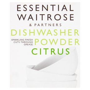 essential Waitrose lemon dishwasher powder