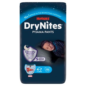 Drynites Pyjama Pants, Boy age 4-7 yrs, 17-30kg