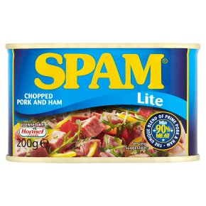 Spam lite chopped pork & ham