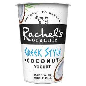 Rachel's organic Greek style coconut yogurt
