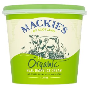 Mackie's organic luxury dairy ice cream