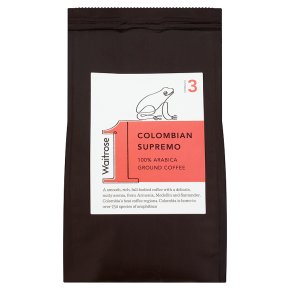 Waitrose 1 Colombian supremo 100% arabica ground coffee