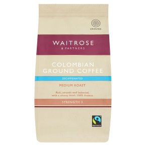 Waitrose Colombian decaffeinated ground coffee