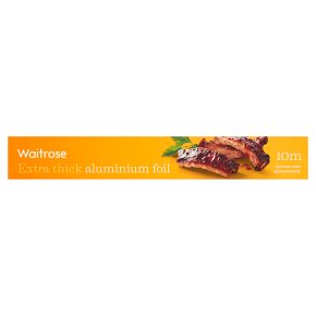 Waitrose extra thick aluminium foil 300mm x 10m