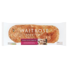 Waitrose Mixed Olive Ciabatta