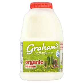 Graham's organic skimmed Scottish milk