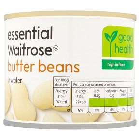 essential Waitrose Butter Beans in Water