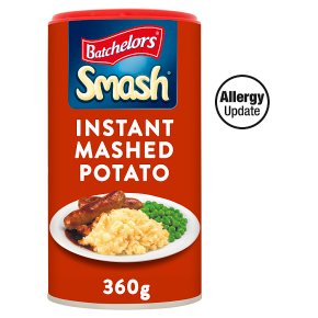 Smash instant mash potato