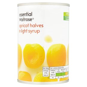 essential Waitrose Apricot Halves (in syrup)