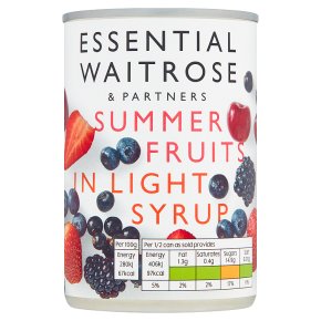 Essential Waitrose Summer Fruits (in syrup)