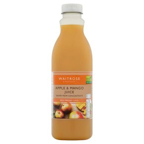 Waitrose pressed apple & mango juice