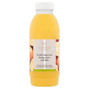 Waitrose 1 freshly squeezed orange juice with bits