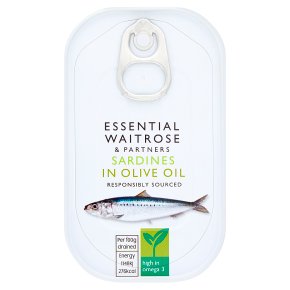 essential Waitrose Sardines in Olive Oil
